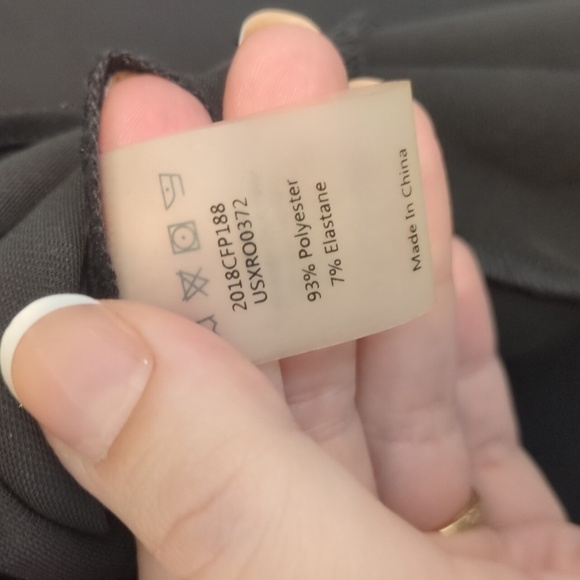 Rodarte x Universal Standard short ruched sleeve black midi sheath dress - Picture 12 of 13